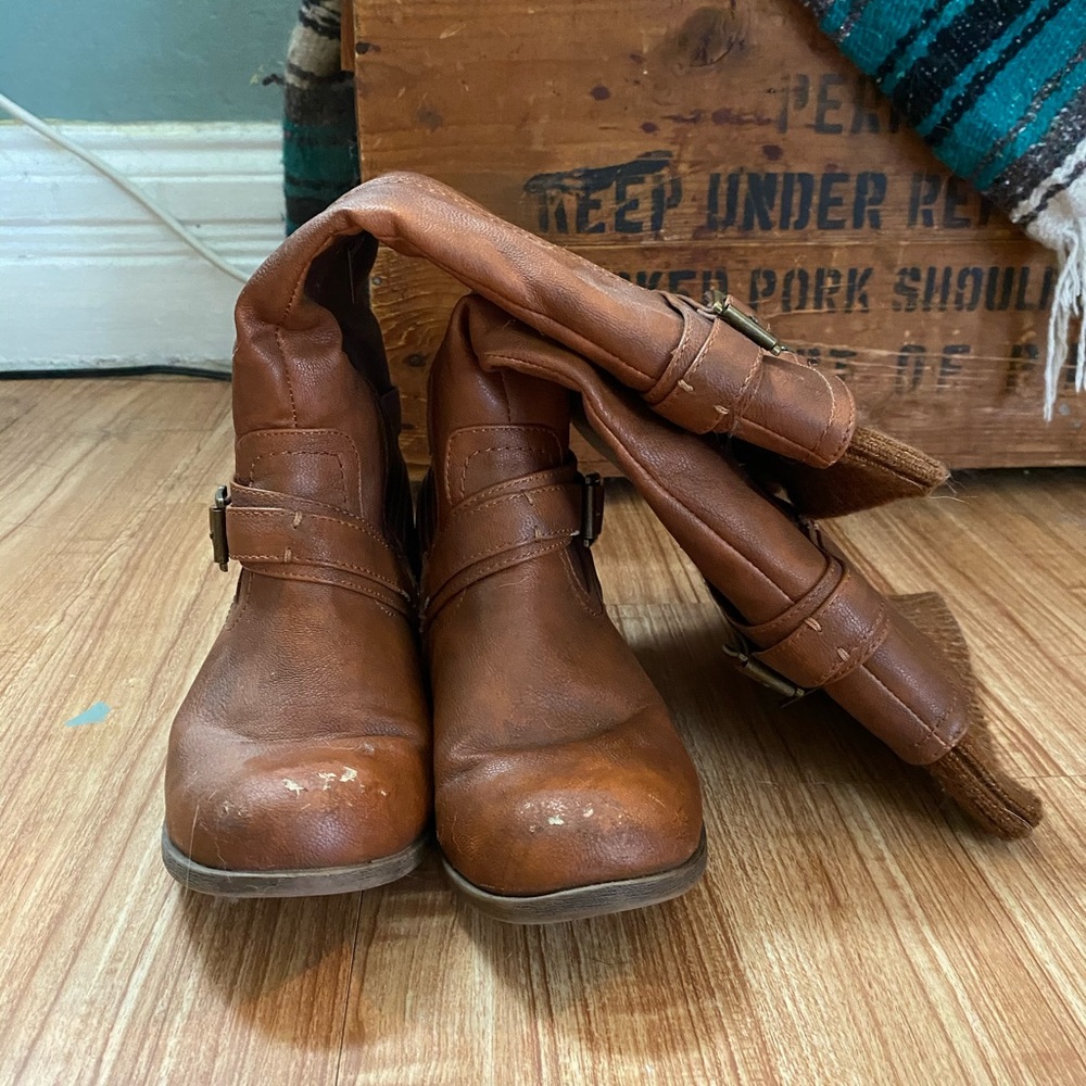 Just Fab Knee High Boots